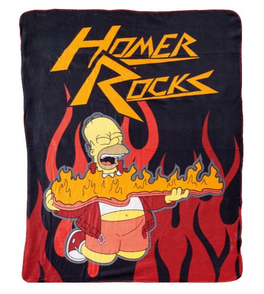 couverture_polaire_simpsons_homer_rocks_fleece_blanket