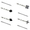 Barrettes Vampire Diaries logo corbeau croix et rose
