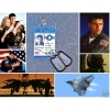 Lot Carte Identification + Plaques Militaires Top Gun Maverick