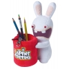 peluche_lapins_crétins_porte_crayons_21cm