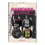 Pack de 4 Badges Ramones