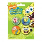 Pack de 4 Badges Bob L'Eponge Pants