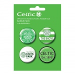 Pack de 4 Badges Glasgow Celtic FC