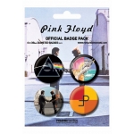 Pack 4 Boutons / Badges Pink Floyd 1