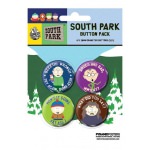Pack 4 Boutons / Badges South Park Slogans 2