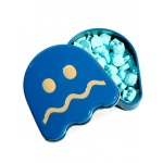 Boite Métal Bonbon Pacman Fantome Bleu