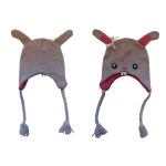 Bonnet Animal Tête de Lapin Gris Freaks and Friends