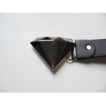 Ceinture avec Boucle Diamant 3D
