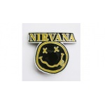 Boucle de Ceinture en Métal Nirvana Smiley Logo