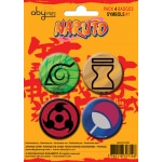 Boutons / Badges Naruto Pack 4 Symboles #1