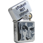 Briquet Tempete Essence James Bond Shaken not Stirred