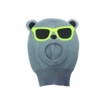 Cagoule Animal Ours à Lunettes de Soleil Freaks and Friends Gris