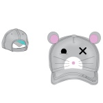 Casquette Souris Têtes d?Animaux Freaks and Friends Grise
