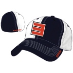 Casquette Flexfit Marine & Blanche Eminem Logo Rouge