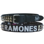 Ceinture avec boucle simple Métal Ramones cloutée