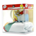 Coffret T-Shirt, Badge et Mug Tasse Les Simpsons Itchy et Scratchy