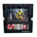 Coffret Marvel Extreme Iron Man Pack Porte Feuille et Ceinture avec Boucle