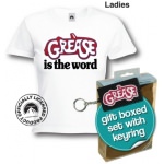 Coffret T-Shirt Femme et Porte Clé Grease is the World