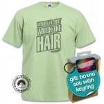 Coffret T-Shirt et Porte Clé Saturday Night Fever Watch the Hair