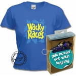 Coffret T-Shirt Femme et Porte Clé Les Fous du Volant Wacky Races