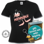 Coffret T-Shirt Femme et Porte Clé Looney Tunes Daffy Duck