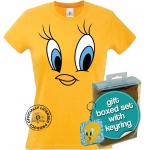 Coffret T-Shirt et Porte Clé Looney Tunes Titi Femme