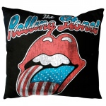 Coussin Oreiller Rolling Stones Logo Lips & Tongue USA
