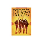 Drapeau Poster Textile Kiss Gold