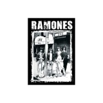 Drapeau Poster Textile Ramones Photo devant le CBGB