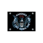 Drapeau Poster Textile Ramones Laid Down the Law
