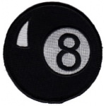 Ecusson 8 Ball Billard