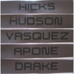 Ecusson Alien Marines Name Tape