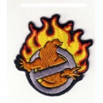 Ecusson Ghostbusters / SOS Fantômes Flamme