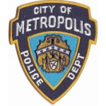 Ecusson Superman Métropolis Police Department