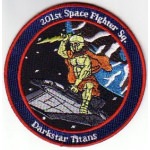 Ecusson Stargate Flight Escadron 201 DarkStar Titans