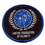 Ecusson Star Trek Fédération des Planètes Unies Logo