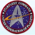 Ecusson Star Trek Fédération des Planètes Unies Starfleet Command