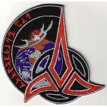 Ecusson Star Trek Emblème Klingon Knight Blood