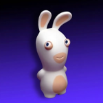 Figurine Anti Stress Les Lapins Crétins Vicieux 12cm