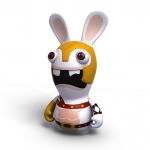 Figurine Bobble Head Les Lapins Crétins Retour Vers Le Passé Gladiateur 10 cm
