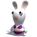 Figurine Les Lapins Crétins Bikini 10 cm