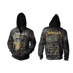 Sweat-Shirt Capuche avec Zip Intégral Metallica Darkness