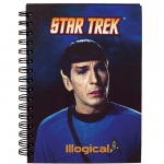 Journal Cahier Star Trek Spock Illogical A5