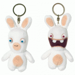 Lot de 2 Porte Clés Les Lapins Crétins Peluche