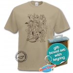 Coffret T-Shirt et Porte Clé Hanna Barbera Collection