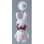 Peluche Lapins Crétins Scream avec Ventouse 22cm
