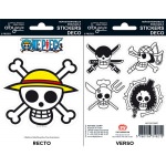 Planche Stickers One Piece Logo Pirate Décliné
