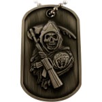 Plaque Militaire Dog Tag Sons of Anarchy Logo recto-verso