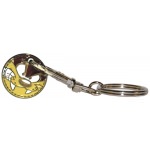 Porte Clé avec Jeton Métal Looney Tunes Taz