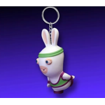Porte Clé Anti Stress Les Lapins Crétins Fitness 7cm